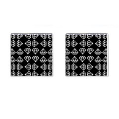 Black Diamond Pattern Cufflinks (square)