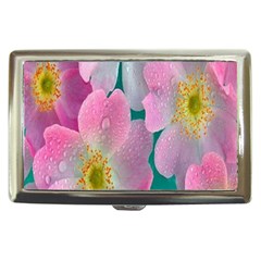 Pink Neon Flowers, Flower Cigarette Money Case by nateshop