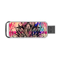Aztec Flower Galaxy Portable Usb Flash (one Side) by nateshop