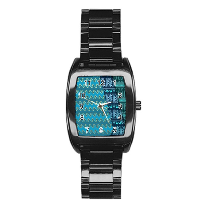 Aztec, Batik Stainless Steel Barrel Watch