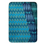 Aztec, Batik Rectangular Glass Fridge Magnet (4 pack) Front