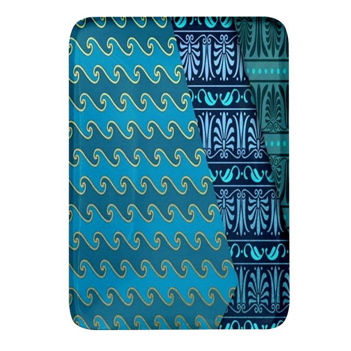 Aztec, Batik Rectangular Glass Fridge Magnet (4 pack)