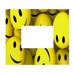 Emoji, Colour, Faces, Smile, Wallpaper White Wall Photo Frame 5  X 7  by nateshop