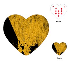 Yellow Best, Black, Black And White, Emoji High Playing Cards Single Design (heart) by nateshop