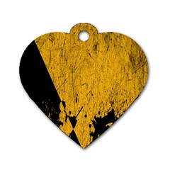 Yellow Best, Black, Black And White, Emoji High Dog Tag Heart (two Sides) by nateshop