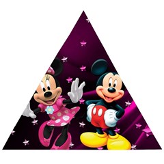 Cartoons, Disney, Mickey Mouse, Minnie Wooden Puzzle Triangle by nateshop