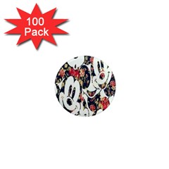 Mickey Mouse, Cartoon, Cartoon Character 1  Mini Magnets (100 Pack)  by nateshop