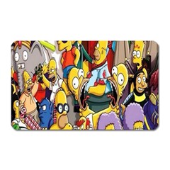 The Simpsons, Cartoon, Crazy, Dope Magnet (rectangular)