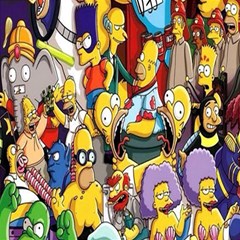 The Simpsons, Cartoon, Crazy, Dope Play Mat (square) by nateshop