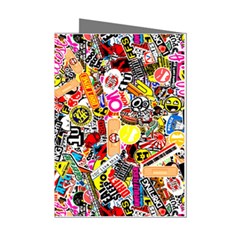 Sticker Bomb, Art, Cartoon, Dope Mini Greeting Cards (pkg Of 8) by nateshop