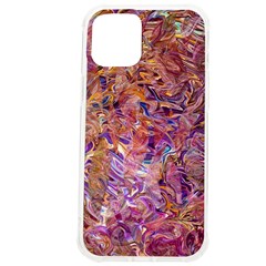 Ochre On Fuchsia Blend Iphone 12 Pro Max Tpu Uv Print Case by kaleidomarblingart