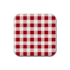 Gingham - 4096x4096px - 300dpi14 Rubber Coaster (square) by EvgeniaEsenina