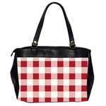 Gingham - 4096x4096px - 300dpi14 Oversize Office Handbag (2 Sides) Back