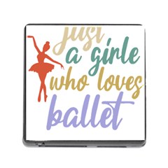 Ballet T- Shirtjust A Girle Who Loves Ballet T- Shirt Yoga Reflexion Pose T- Shirtyoga Reflexion Pose T- Shirt Memory Card Reader (square 5 Slot) by hizuto