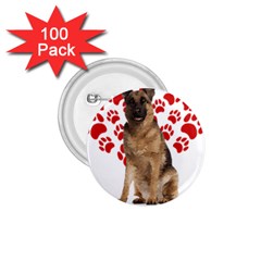 Belgian Malinois Gift T- Shirt Cool Belgian Malinois Valentine Heart Paw Belgian Malinois Dog Lover Yoga Reflexion Pose T- Shirtyoga Reflexion Pose T- Shirt 1 75  Buttons (100 Pack)  by hizuto