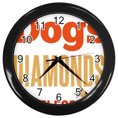 Best Friend T- Shirt Cool Dog Pet Saying T- Shirt (3) Yoga Reflexion Pose T- Shirtyoga Reflexion Pose T- Shirt Wall Clock (black) by hizuto