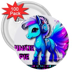 Pinkie Pie  3  Buttons (100 Pack)  by Internationalstore