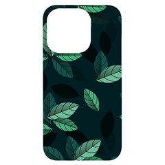Foliage Iphone 14 Pro Black Uv Print Case
