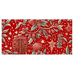 Christmas Pattern Banner And Sign 8  X 4  by Valentinaart