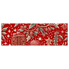 Christmas Pattern Banner And Sign 9  X 3  by Valentinaart