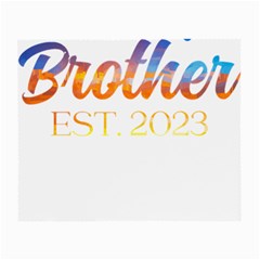 Brother To Be T- Shirt Promoted To Brother Established 2023 Sunrise Design Brother To Be 2023 T- Shi Yoga Reflexion Pose T- Shirtyoga Reflexion Pose T- Shirt Small Glasses Cloth (2 Sides) by hizuto