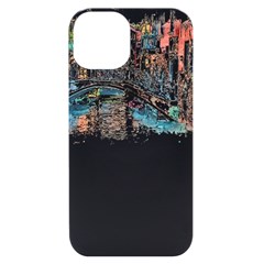 Venice T- Shirt Venice Voyage Art Digital Painting Watercolor Discovery T- Shirt Iphone 14 Black Uv Print Case