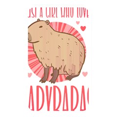 Capybara Love T- Shirt Just A Girl Who Loves Capybaras A Cute Design For Capybara Lovers T- Shirt Yoga Reflexion Pose T- Shirtyoga Reflexion Pose T- Shirt Memory Card Reader (rectangular) by hizuto