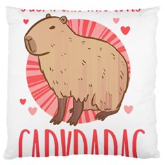 Capybara Love T- Shirt Just A Girl Who Loves Capybaras A Cute Design For Capybara Lovers T- Shirt Yoga Reflexion Pose T- Shirtyoga Reflexion Pose T- Shirt Standard Premium Plush Fleece Cushion Case (o