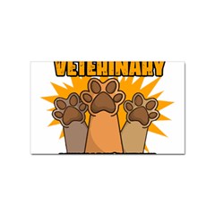 Veterinary Medicine T- Shirt Funny Will Give Veterinary Advice For Nachos Vet Med Worker T- Shirt Sticker (rectangular) by ZUXUMI