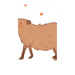 Capybara T- Shirt Cute Capybara Illustration T- Shirt (1) Yoga Reflexion Pose T- Shirtyoga Reflexion Pose T- Shirt Memory Card Reader (rectangular) by hizuto