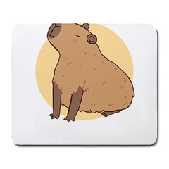 Capybara T- Shirt Cute Gentlemen Capybara T- Shirt Yoga Reflexion Pose T- Shirtyoga Reflexion Pose T- Shirt Large Mousepad by hizuto