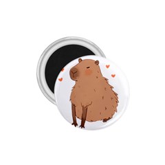 Capybara T- Shirt Cute Gentlemen Capybara T- Shirt Yoga Reflexion Pose T- Shirtyoga Reflexion Pose T- Shirt 1 75  Magnets by hizuto