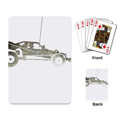 Vintage Rc Cars T- Shirt Vintage Modelcar Retro Rc Buggy Racing Cars Addict T- Shirt (1) Playing Cards Single Design (rectangle) by ZUXUMI