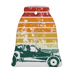 Vintage Rc Cars T- Shirt Vintage Sunset  Classic Rc Buggy Racing Cars Addict T- Shirt Ornament (bell) by ZUXUMI