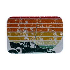 Vintage Rc Cars T- Shirt Vintage Sunset  Classic Rc Buggy Racing Cars Addict T- Shirt Open Lid Metal Box (silver)   by ZUXUMI