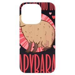 Capybara T- Shirt Just A Girl Who Loves Capybaras T- Shirt Yoga Reflexion Pose T- Shirtyoga Reflexion Pose T- Shirt Iphone 14 Pro Black Uv Print Case by hizuto