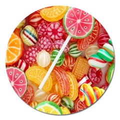 Aesthetic Candy Art Magnet 5  (round) by Internationalstore
