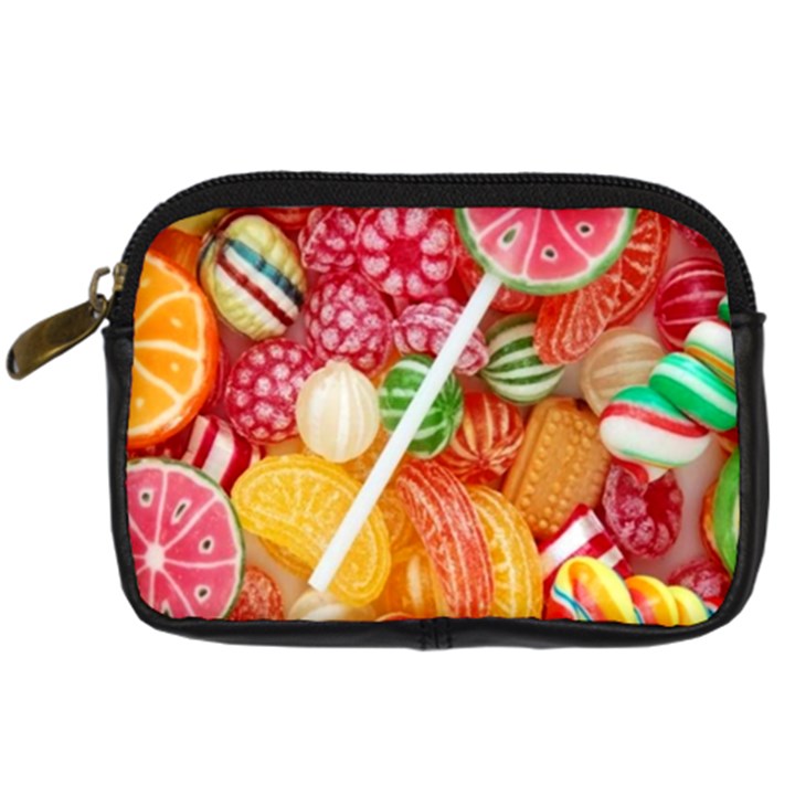 Aesthetic Candy Art Digital Camera Leather Case