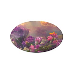 Floral Blossoms  Sticker Oval (100 Pack) by Internationalstore