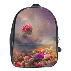 Floral Blossoms  School Bag (large) by Internationalstore