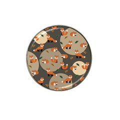 Fox Pattern Hat Clip Ball Marker by Pakjumat
