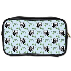 Animal Panda Bamboo Seamless Pattern Toiletries Bag (two Sides) by Pakjumat