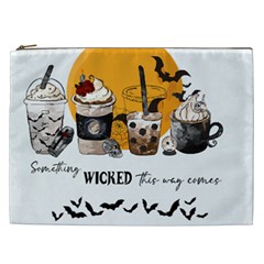 Wicked T- Shirt Something Wicked This Way Comes T- Shirt Cosmetic Bag (xxl) by ZUXUMI