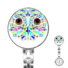 Owl T-shirtowl New Color Design T-shirt Stainless Steel Nurses Watch by EnriqueJohnson