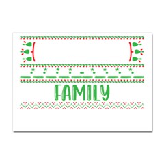 Faulkner Family Christmas T- Shirt Legend Faulkner Family Christmas T- Shirt Crystal Sticker (a4) by ZUXUMI