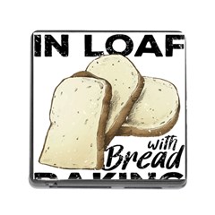 Bread Baking T- Shirt Funny Bread Baking Baker Toastally In Loaf With Bread Baking T- Shirt Memory Card Reader (square 5 Slot) by JamesGoode