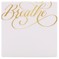 Breathe T- Shirt Breathe In Gold T- Shirt Uv Print Square Tile Coaster 