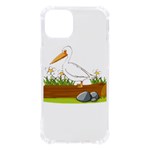 Pelican T-shirtwhite Look Calm Pelican 34 T-shirt (1) iPhone 13 TPU UV Print Case Front