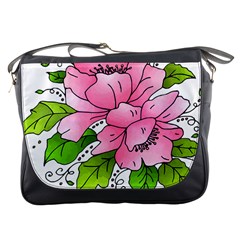 Flowers Art T- Shirtflowers T- Shirt (1) Messenger Bag