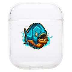 Piranha T-shirtwhite Look Calm Piranha 03 T-shirt Airpods 1/2 Case